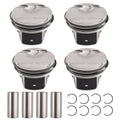 Set of 4 Pistons & Rings for Ford Edge Escape Fusion Lincoln MKC MKZ (2015–2018)