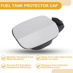 Fuel Tank Door Cap for Audi Q5 (2010–2016) No. 8R0809999B White ABS