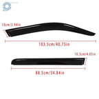 Set of 4 Windows Visors for Ford F150 Crew Cab (2009–2014) Rain Guard Deflector
