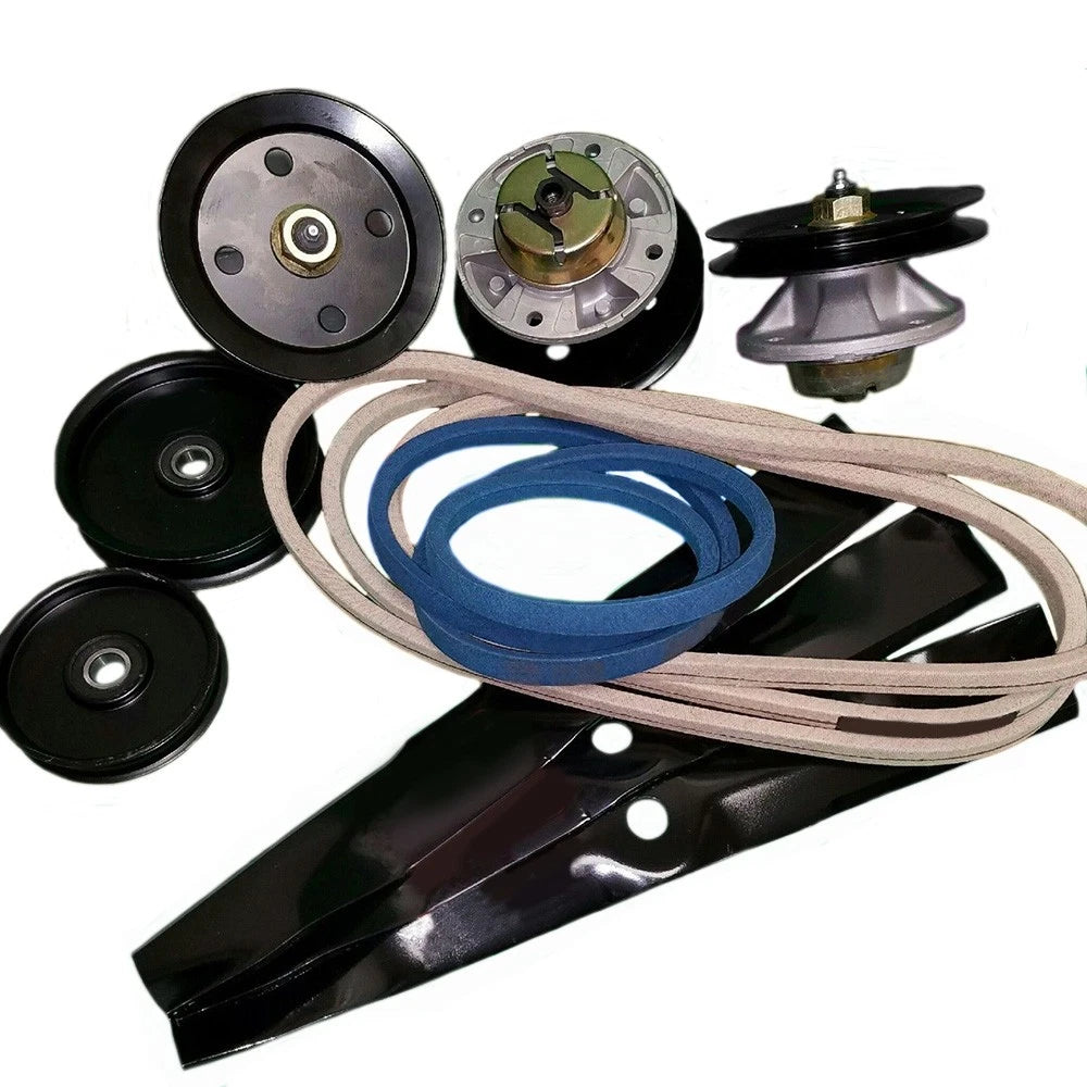 Deck Rebuild Kit for John Deere (JD) Spindles Blades Drive Belt