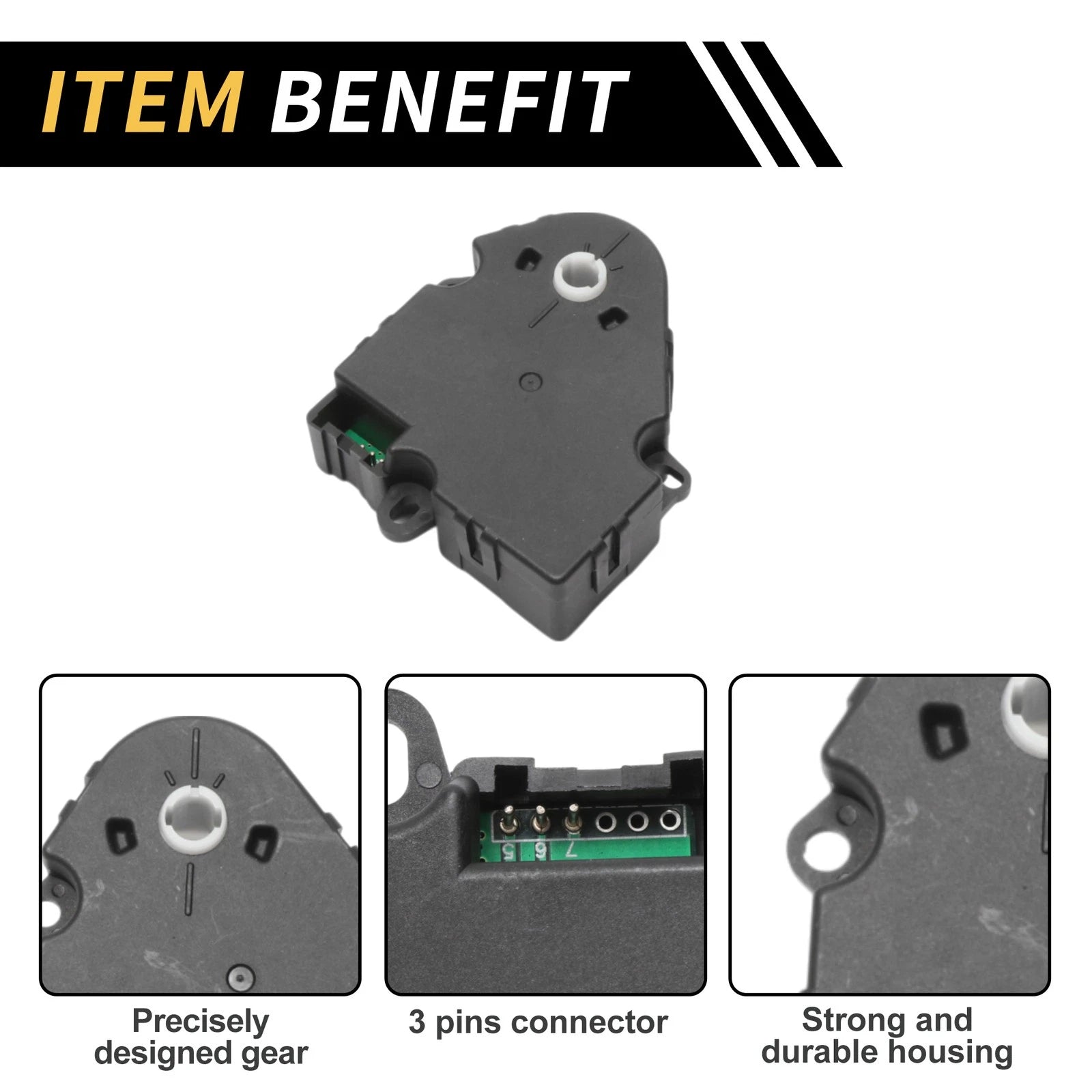 HVAC Heater Blend Door Actuator for Chevrolet Venture (1997–2005) No.10317842