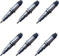6X Fuel Injector 0445120329 5267035 0986AD1078 for Cummins ISDE4.5 (2003–2010)