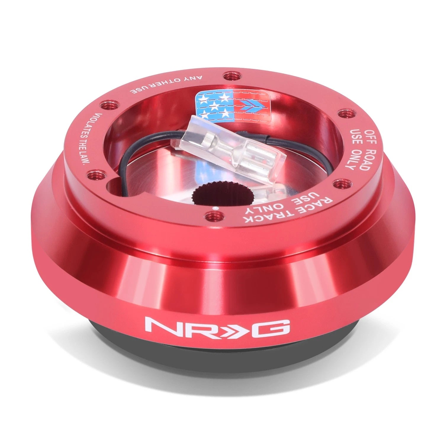 NRG Red Steering Wheel Hub Adapter for Toyota Supra Camry Celica Pickup Corolla