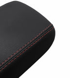 Console Lid Armrest Cover for Hyundai Elantra (2017–2020) Red Stitch