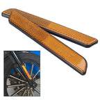 2X Front Fork Leg Reflectors for Harley Softail Dyna Fatboy Sportster (L&R)
