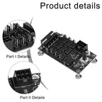 PWM Fan Controller for 12V DC Cooling Applications (Set of 4)