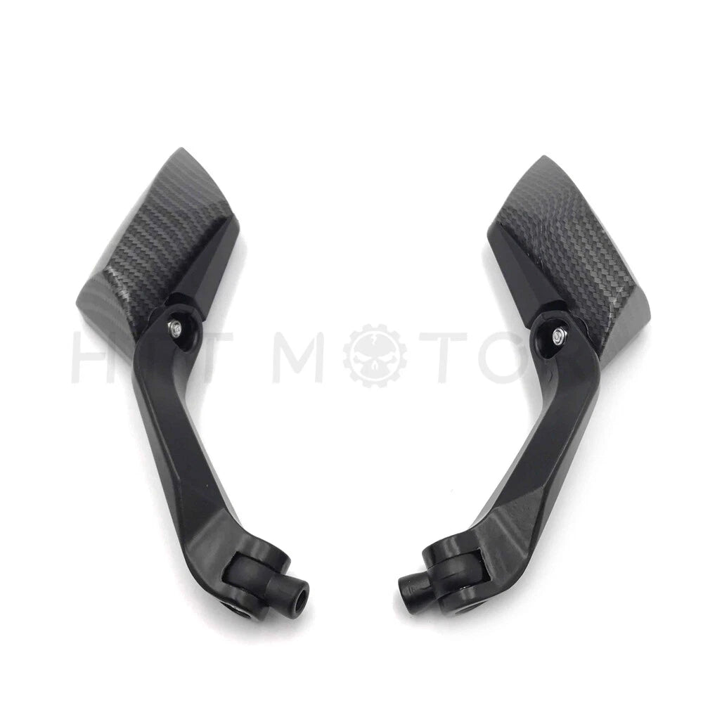 Diamond Blade Rearview Mirrors 8mm 10mm for Honda Harley Kawasaki (All Years)
