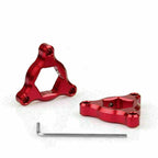 Fork Preload Adjusters for Kawasaki ZX6R, ZX9R, ZX12R, Suzuki TL1000, TL1100 (17mm, Red)
