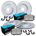 Set of 4 Brake Disc and Pad Kits for R1 Concepts (Front & Rear)