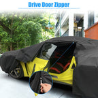 Waterproof Car Cover for Chevrolet Corvette C3 (1968–1981) with Zipper Black