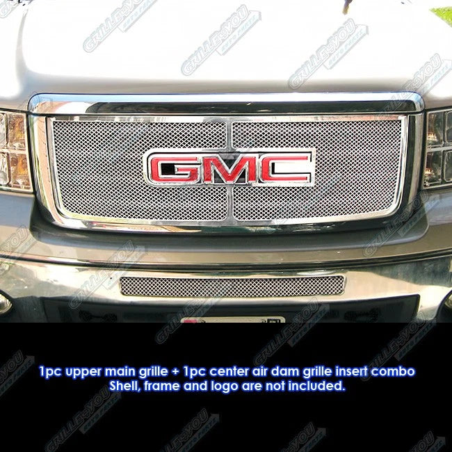 Stainless Steel Grille Combo for GMC Sierra 1500 (2007–2013)