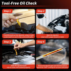 Oil Dipstick No. 06J115611F for Audi A3 (2009–2013) Yellow