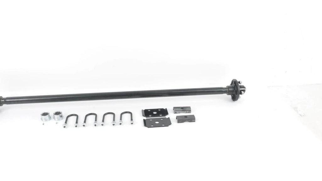 4 Lug 2000lbs Trailer Axle for Light Trailers (58" Hub Face)