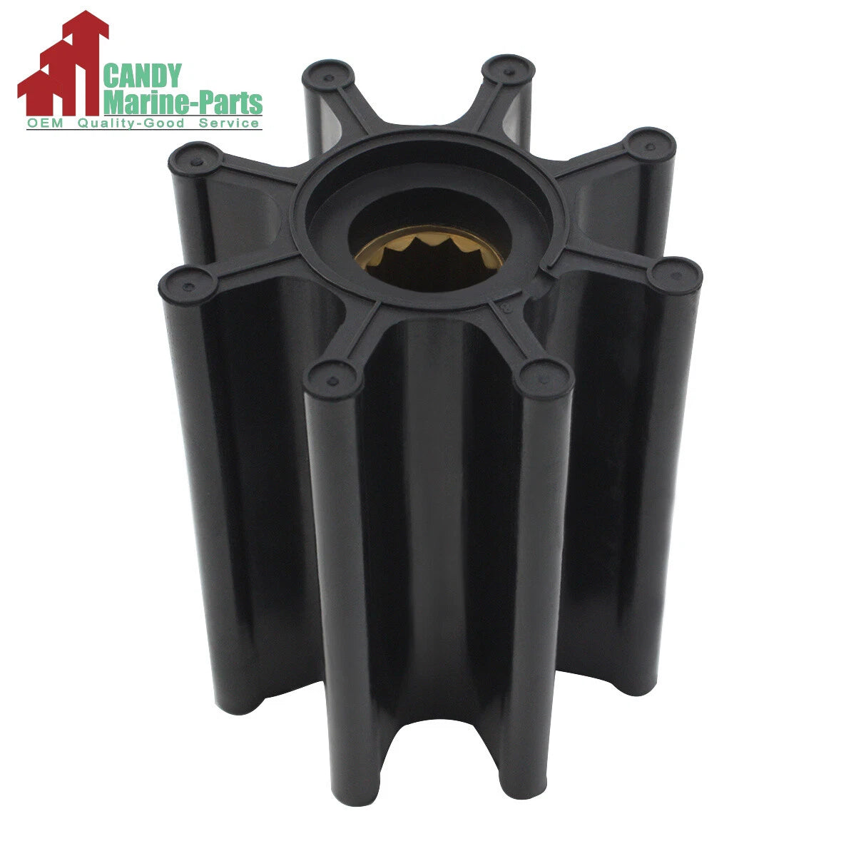 Water Pump Impeller for Cummins Mercruiser Diesel D254 CMD 4.2L 3.0L V6 (47-816814T)