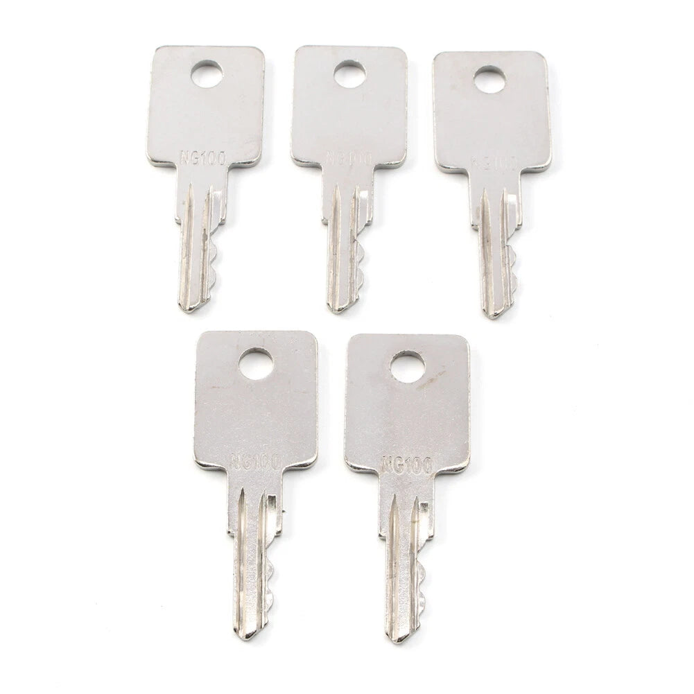 5PCS Ignition Key for Heavy Equipment (NG100)