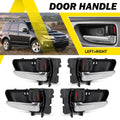 Set of 4 Interior Door Handles for Subaru Forester (2003–2008)
