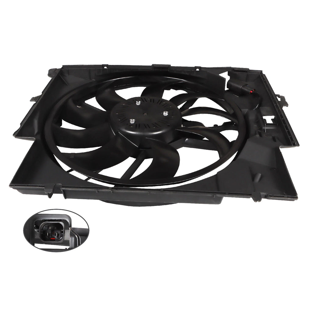 Radiator Cooling Fan Assembly for BMW 335i 335d X1 Z4 (2007–2016) 17427545366