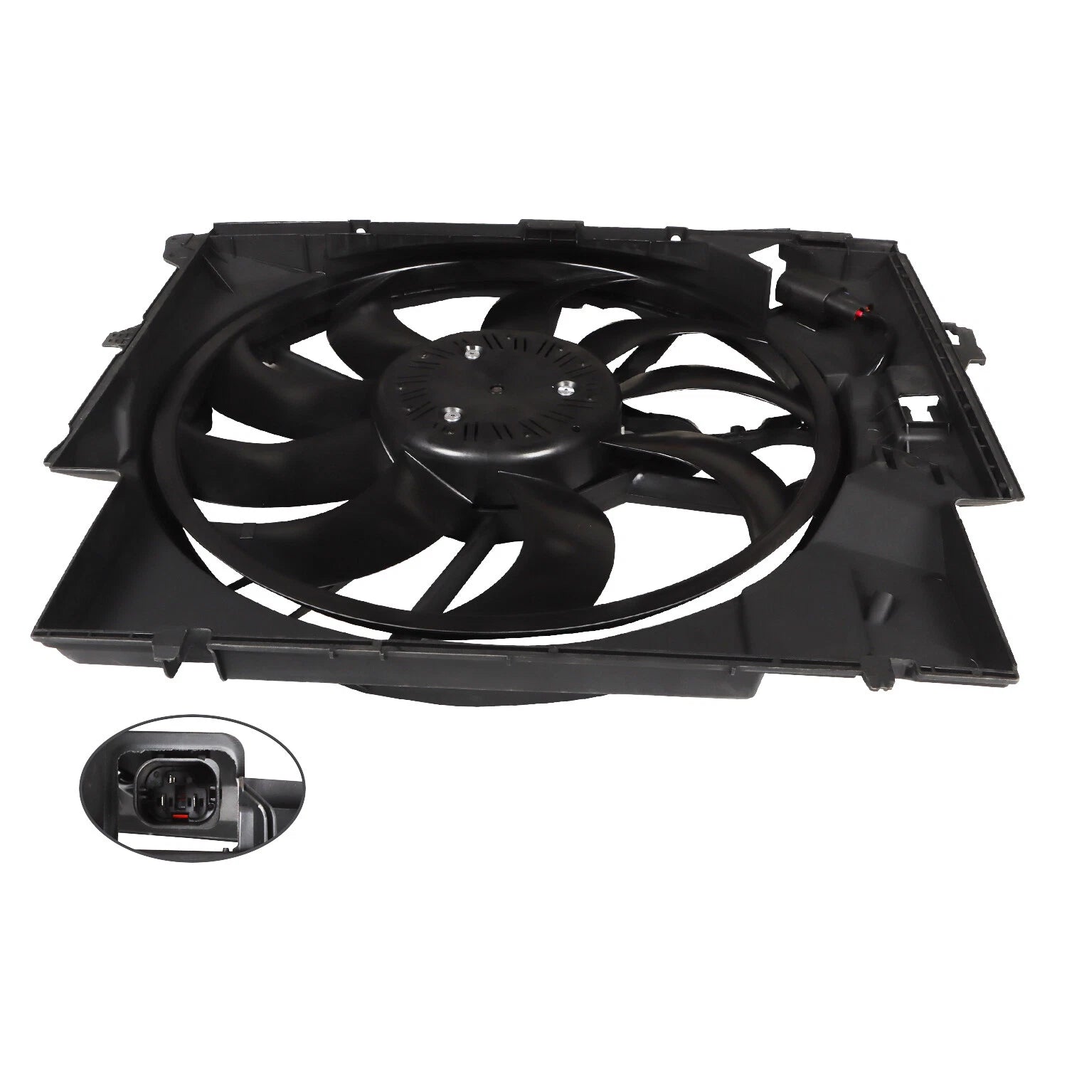 Radiator Cooling Fan Assembly for BMW 335i 335d X1 Z4 (2007–2016) 17427545366