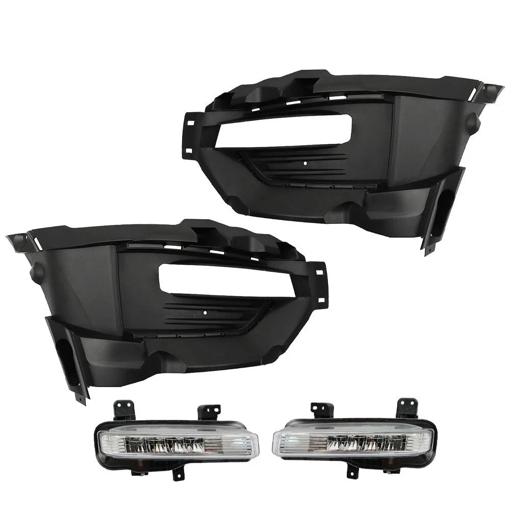 Front Fog Lights with Lamp Bezel for Ford Explorer (2020–2024)