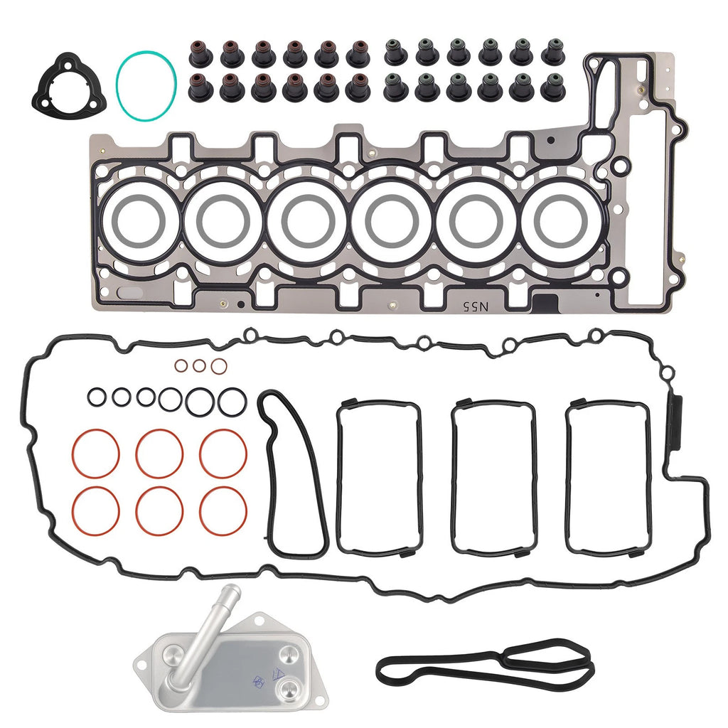 Engine Gasket Set with Oil Cooler for BMW F10 535i 3.0 Turbo (2010–2016)