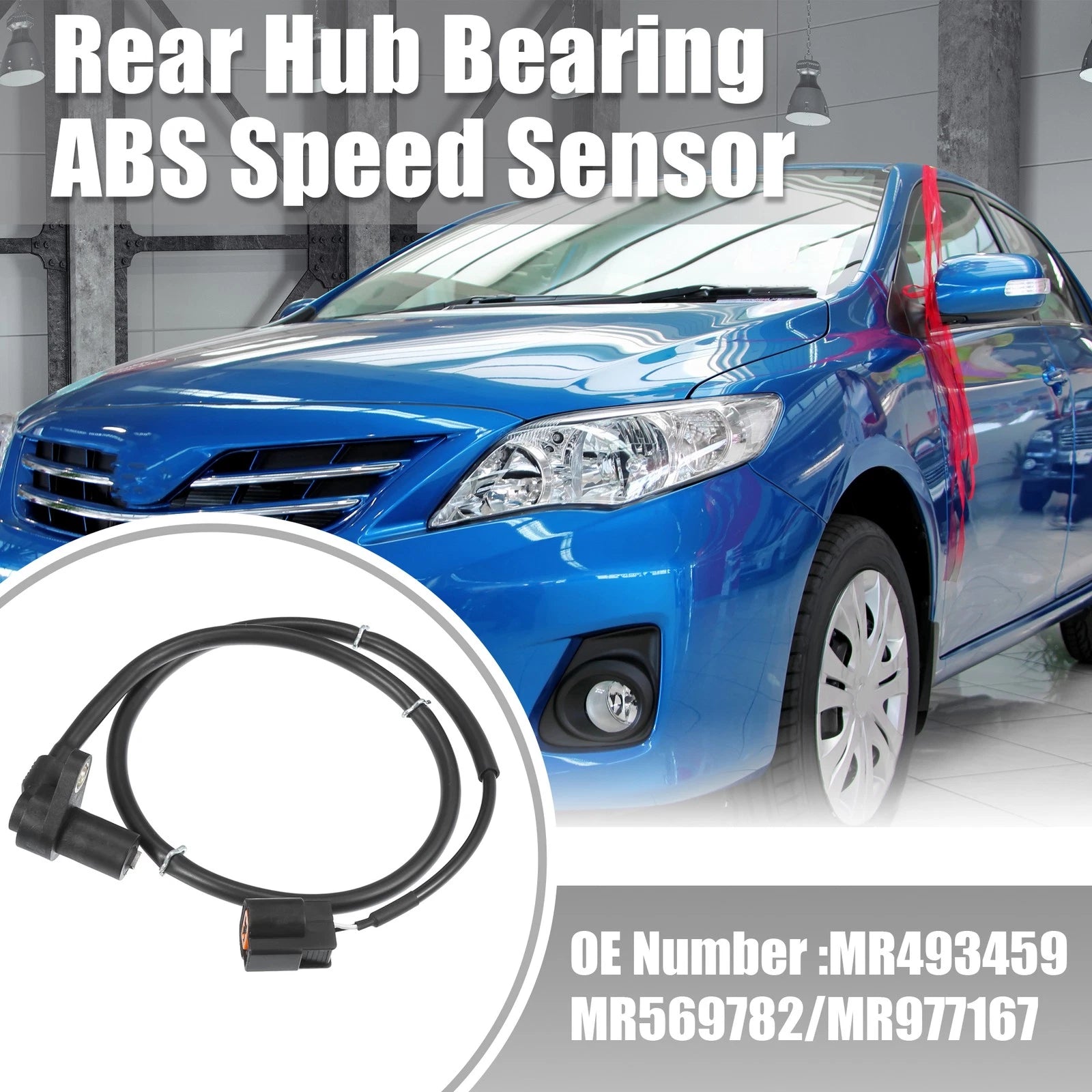 Rear Left ABS Speed Sensor for Mitsubishi Outlander (2003–2006) MR493459