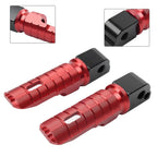 Rear Footrests Foot Pegs for BMW R Nine T (2014–2023), F900R, F900XR (2020–2023), R1200R, Red
