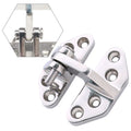 2Pcs Heavy Duty Stainless Steel Hinges for Marine Decks and Control Cabinets