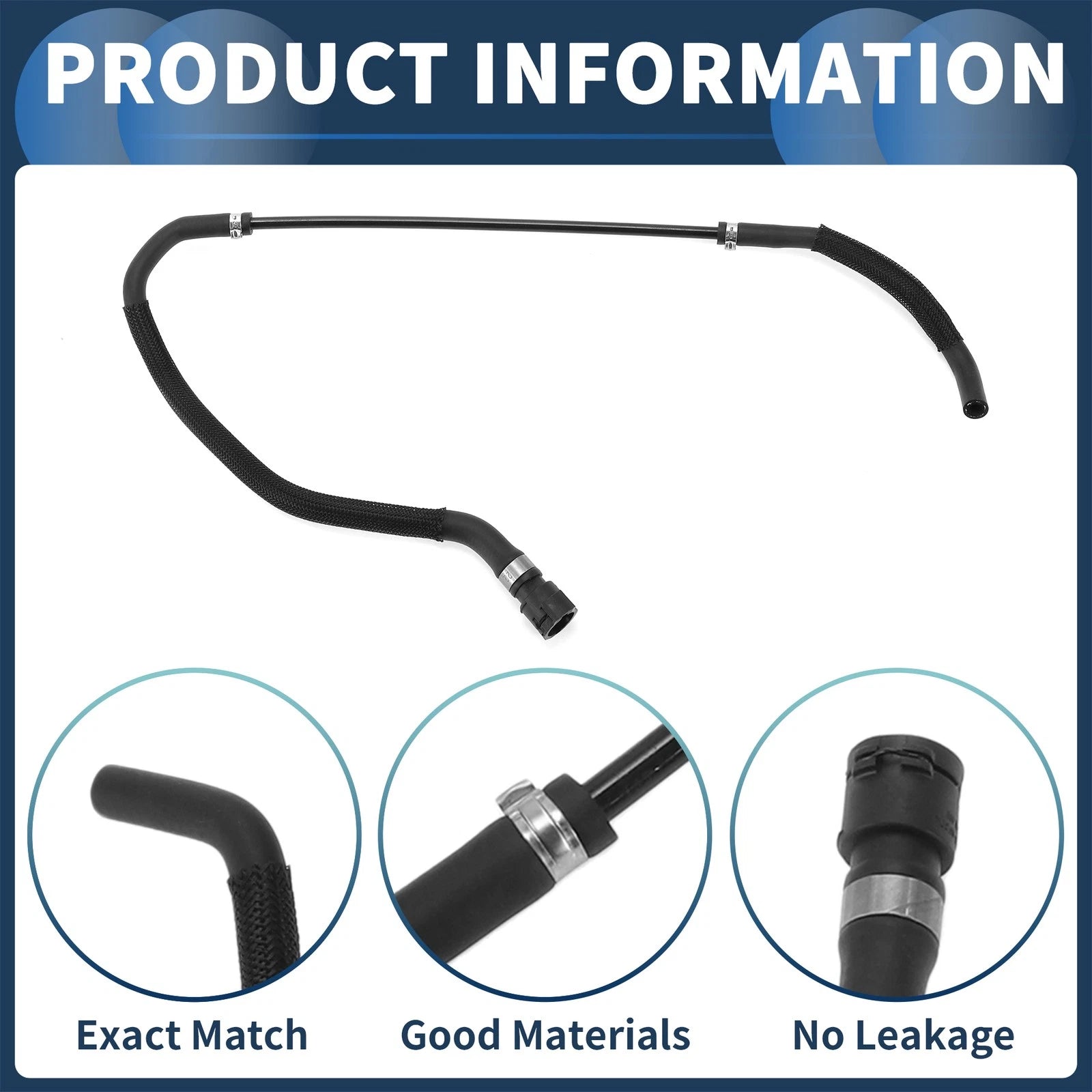 Radiator Hose for BMW 335i xDrive (2011–2013) & X1 (2013–2015) No. 17127599452