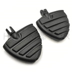 Black Wing Mini Floorboards w/ Adapters for Harley FXBB FXBR FXBRS (2018–2023)