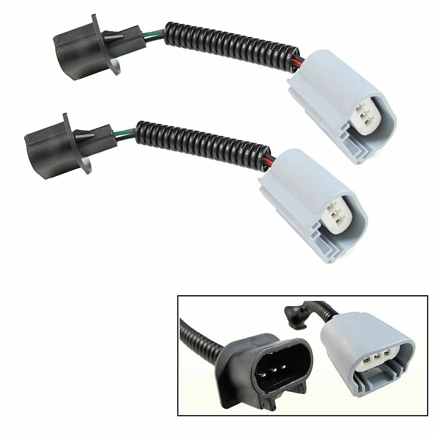 Extension Wiring Harness Socket Plug for H13 Headlight Fog Lights (2010-2015)