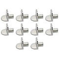 Set of 4 Plastic Alloy Shelf Supports for Cabinets Bookcases 5mm