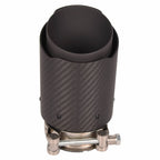 Exhaust Muffler Tip for Universal Fit (70mm In, 89mm Out, Carbon Fiber)