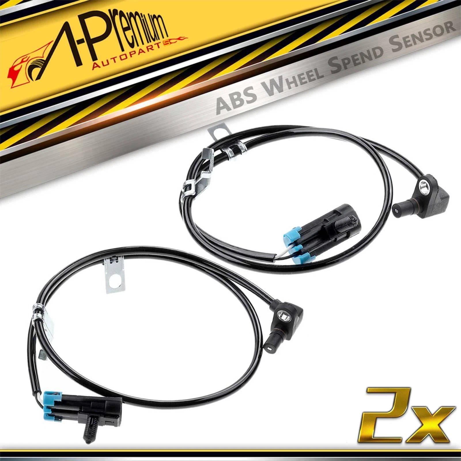2X Front ABS Wheel Speed Sensor for Cadillac Chevy GMC K1500 (1995–1999)