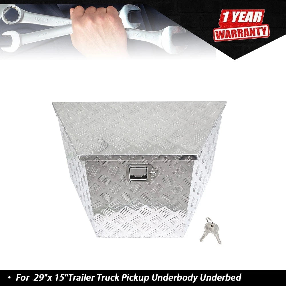 Underbody Tool Box for Trailer Truck Pickup (29"x 15")