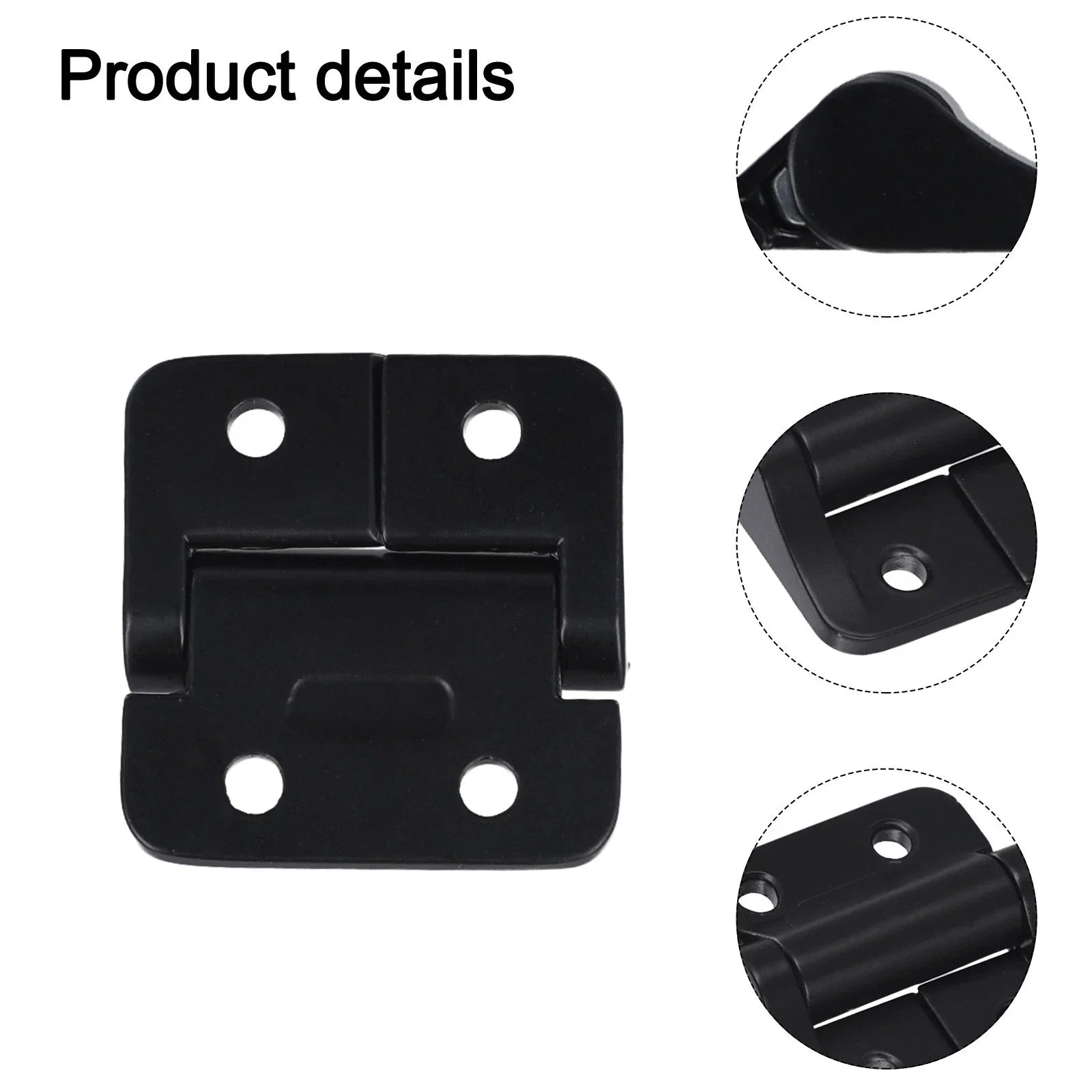 Constant Torque Hinge 1.57 x 1.50 in, 4 Holes Black Model