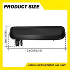 Front Pair Exterior Door Handles for Toyota Tercel (1995–1999) - Black