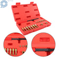 15pcs Metric Thread Chaser Set for Rethreading M6-M12