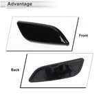 Bumper Headlight Washer Nozzle Cover Cap for Mazda 3 (2004–2013) Black