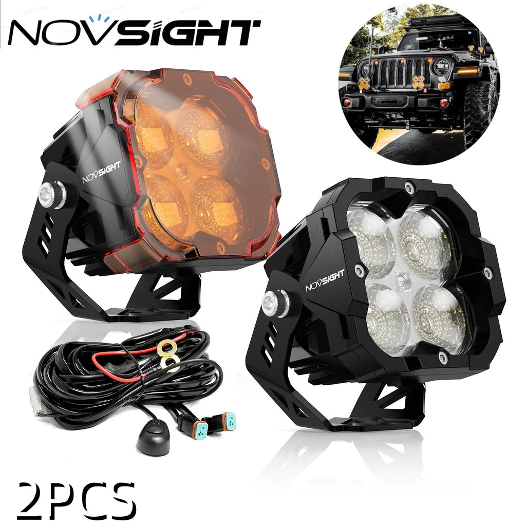 3" LED Off-road Light Bar Pod for Jeep Truck SUV Pickup ATV (2010–2023)