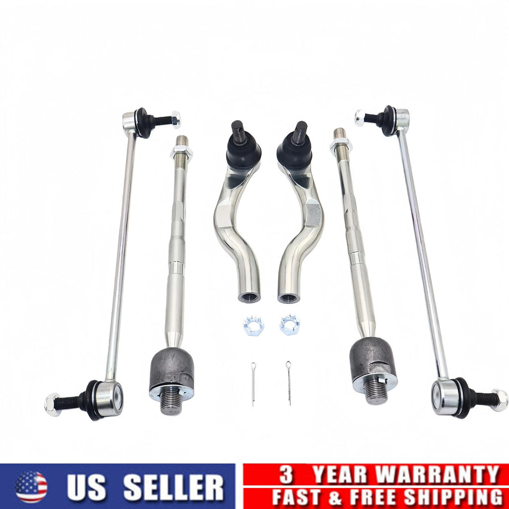 Set of 6 Tie Rod Ends & Sway Bar End Link for Honda CR-V (2017–2022)