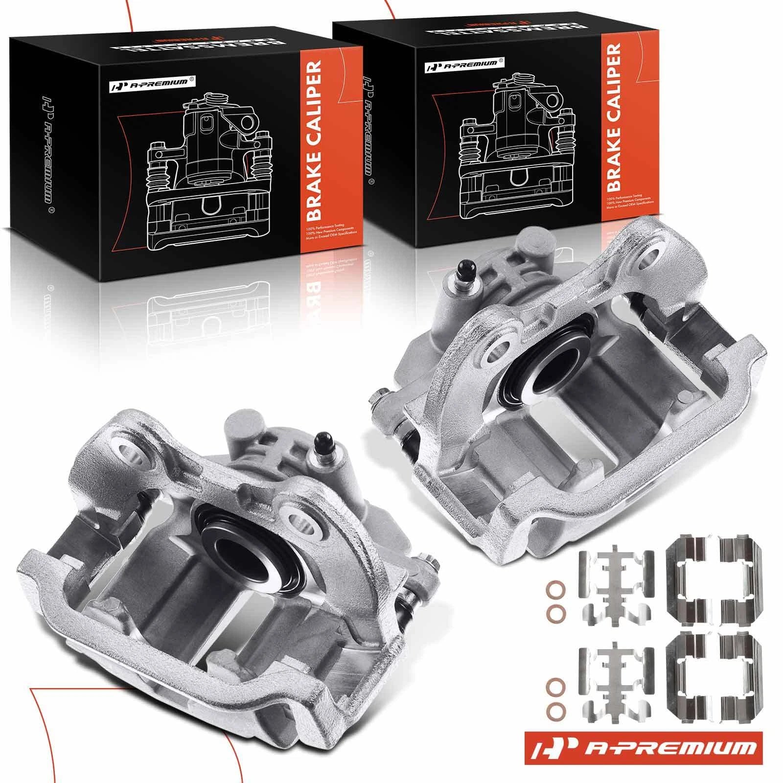 Pair Rear Brake Calipers for Chevy Silverado 1500, GMC Sierra 1500 (1999–2002)