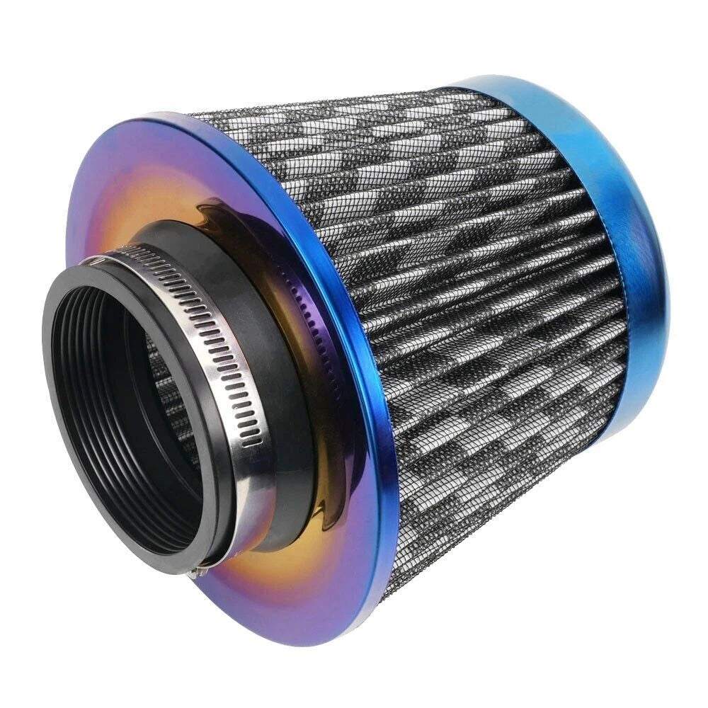 3" 76mm High Flow Inlet Cold Air Intake Cone Filter for