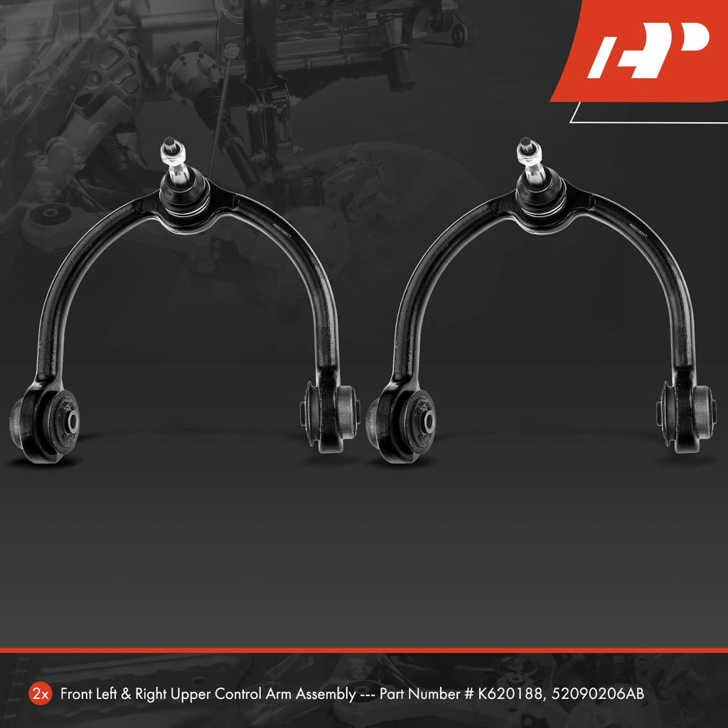 2X Front Upper Control Arm with Ball Joint for Jeep Commander