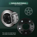 4X 2" Hub Centric Wheel Spacers 5x5 M14x1.5 for Jeep Grand Cherokee (2011–2024)