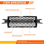 Front Bumper Grille for Chevrolet Silverado 1500 LTD RST LT Trail Boss LTZ (2019–2022)