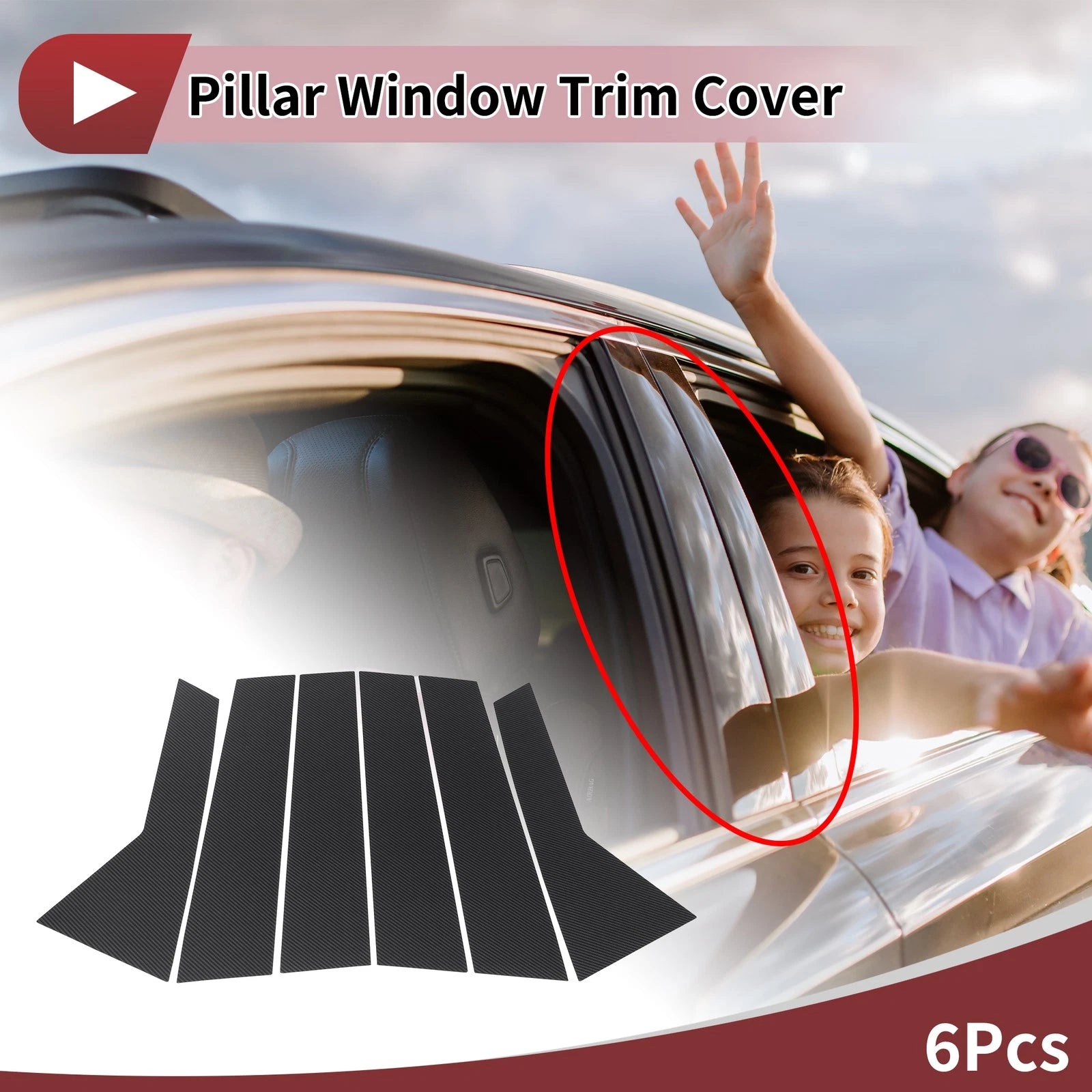 Door Pillar Window Trim for Hyundai Veracruz (2007–2012)