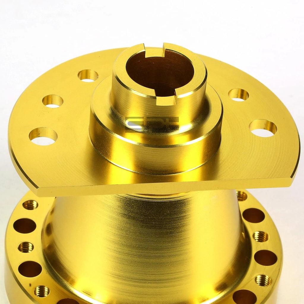 Gold Aluminum Steering Wheel Hub Adaptor for Civic Integra (1988–1993)
