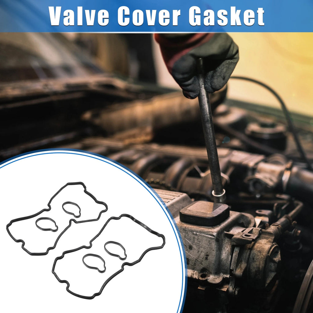 Valve Cover Gasket Kit for Subaru Forester (2004–2013) Rubber Black