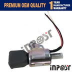 12V Fuel Shut-Off Solenoid 16851-57723 SA-4899-12 for Kubota D722 D902 Z482 (2010–2023)