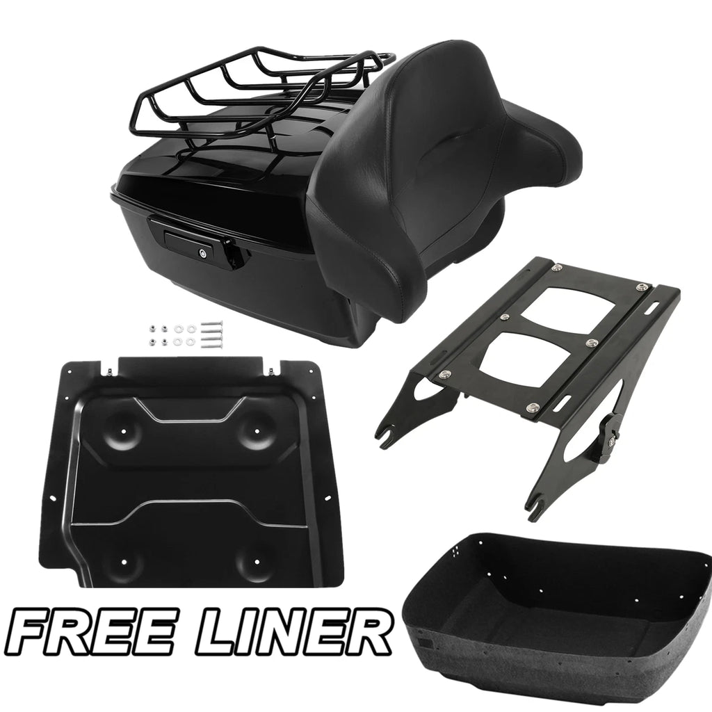 Trunk Pad Mount Rack Plate for Harley Touring Road Glide King (2014–2026)